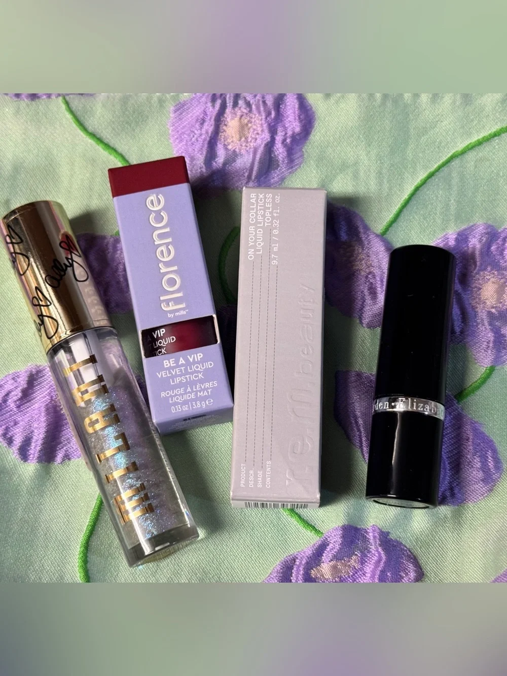 13 Pc Makeup Bundle - Lips Eyes Face Kylie r.e.m. Clarins SLMISSGLAM Mally NWT